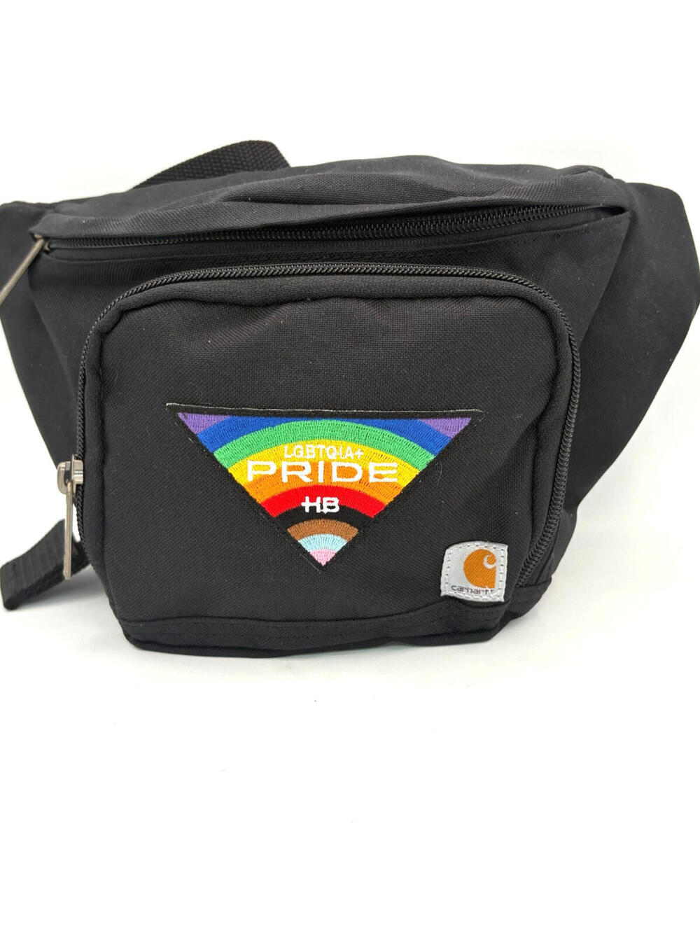 NWOT Carhartt Black Nylon Pride Flag Fanny Pack